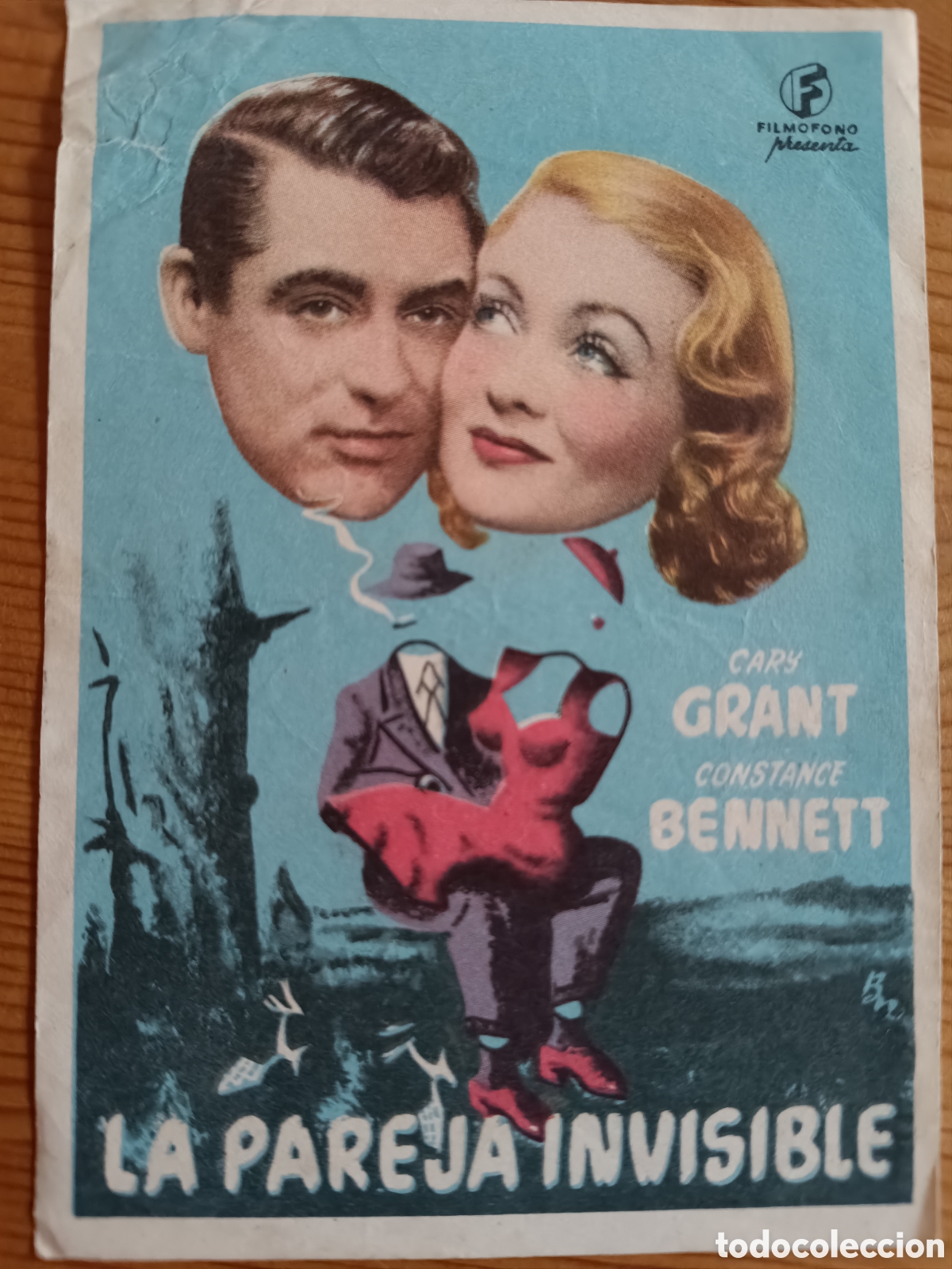 Cine: Programa de cine LA PAREJA INVISIBLE. Cary Grant y Constance Bennett - Foto 1