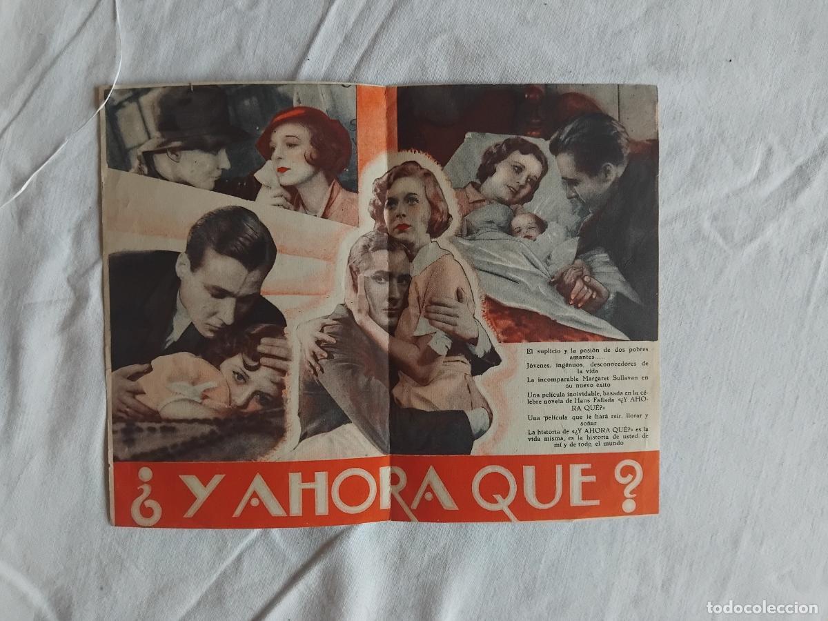 Cine: PROGRAMA DE CINE DOBLE. &iquest;Y AHORA QUE? MARGARET SULLAVAN. UNIVERSAL. - Foto 2