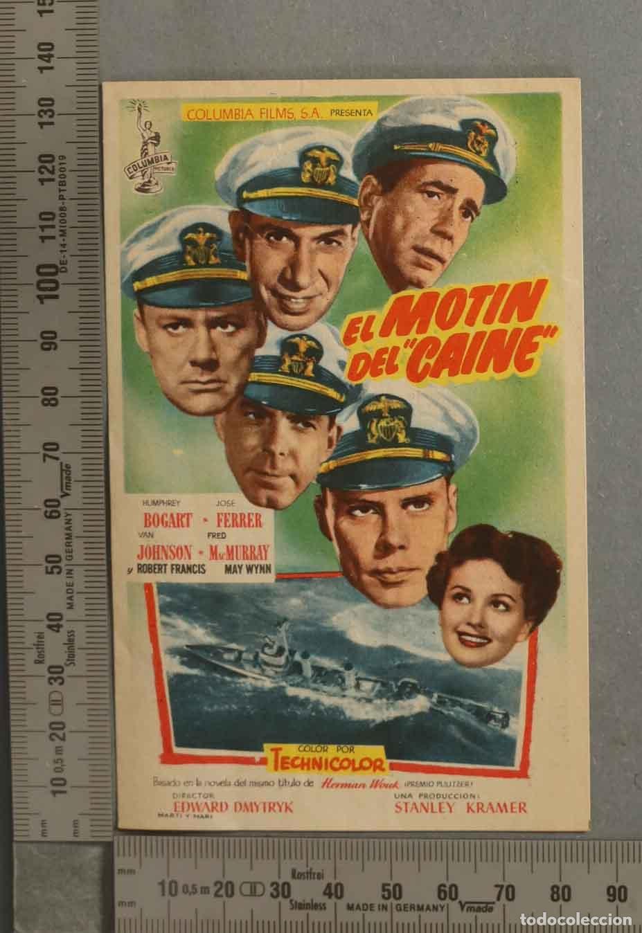 Cine: PROGRAMA DE CINE. EL MOTIN DEL CAINE - Foto 1
