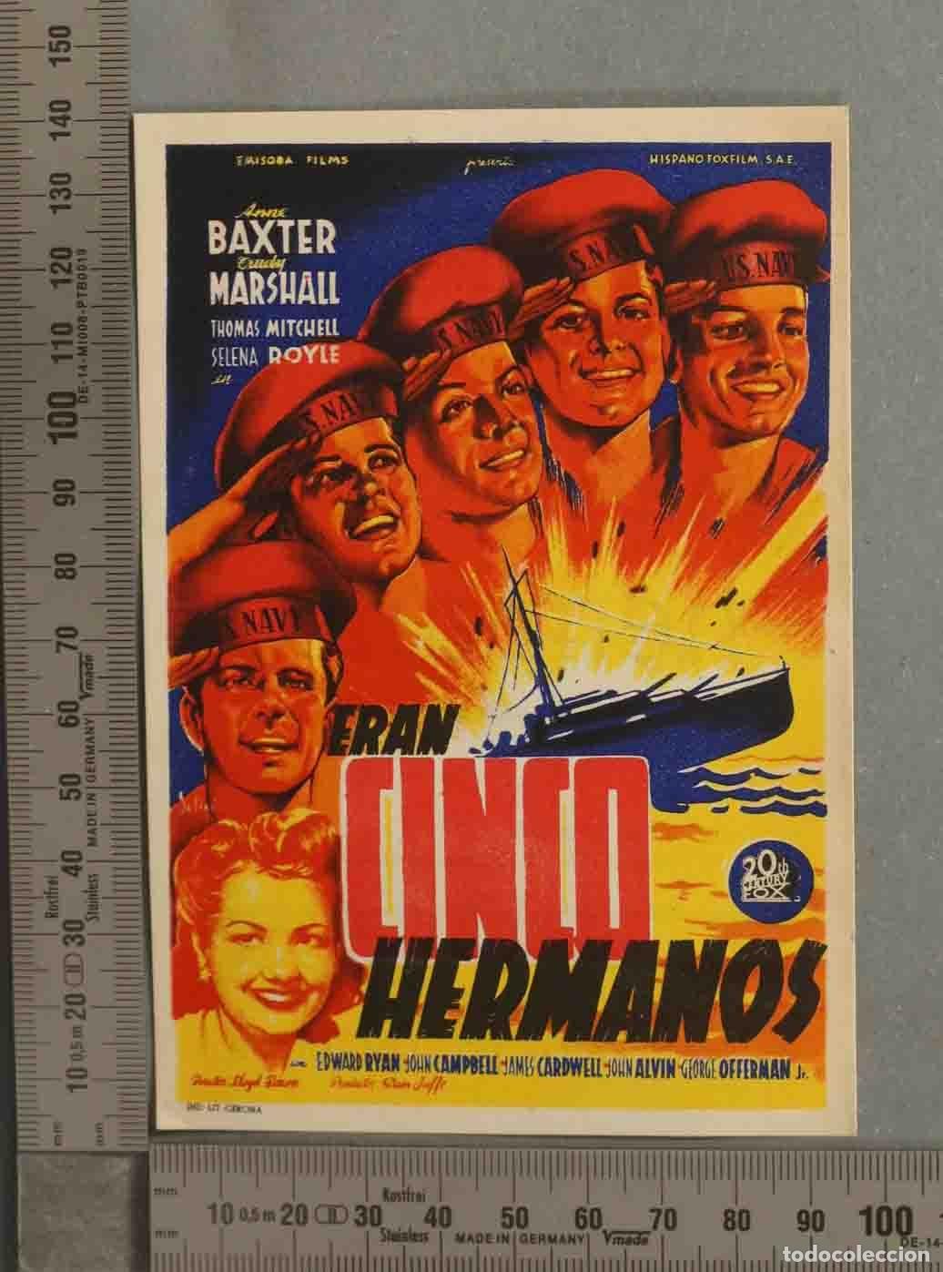 Cine: PROGRAMA DE CINE. ERAN CINCO HERMANOS - Foto 1