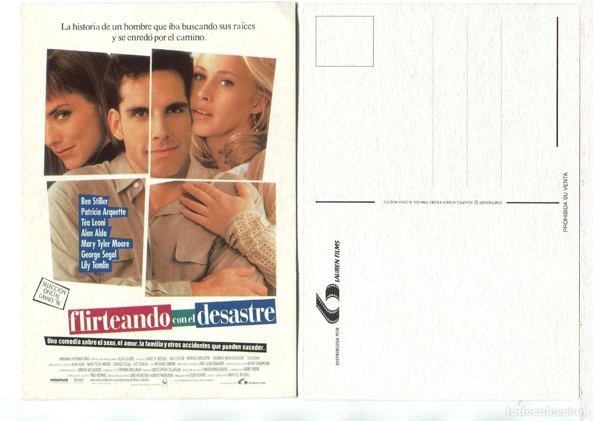 Cine: FLIRTEANDO CON EL DESASTRE, con Ben Stiller. POSTAL. - Foto 1