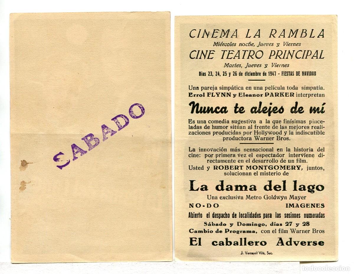Cine: LA DAMA DEL LAGO, con Robert Montgomery. - Foto 2