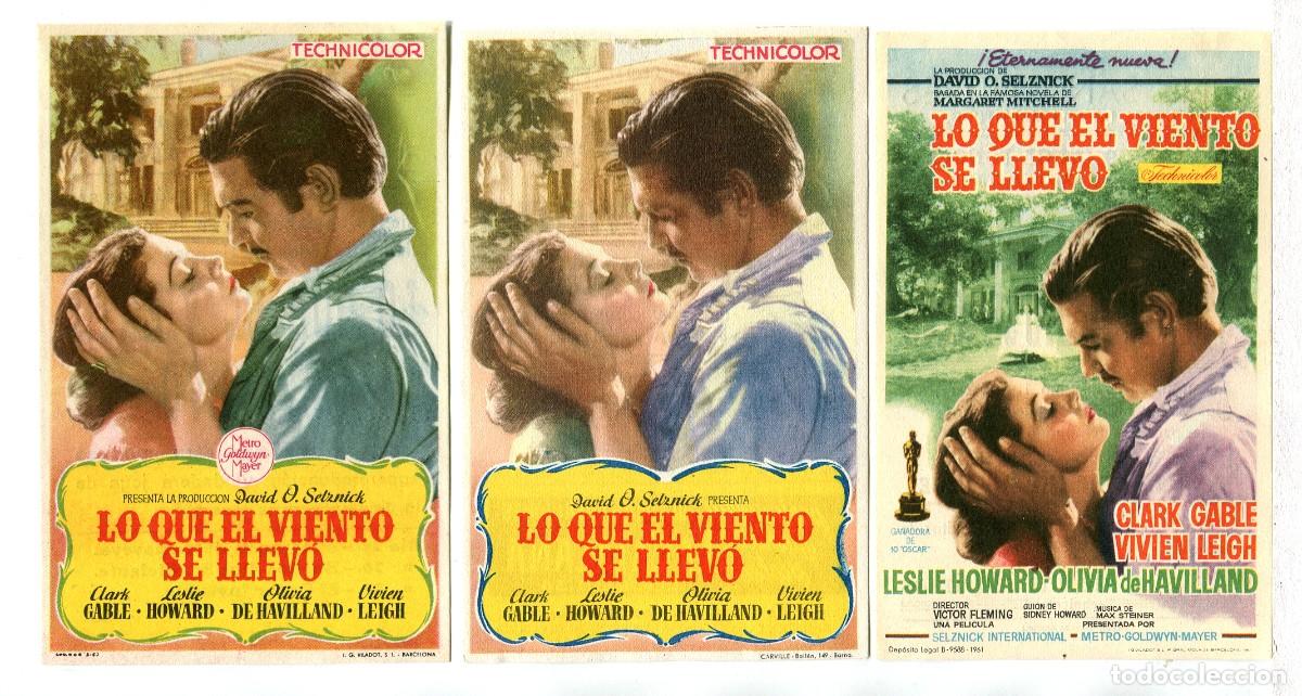 Cine: LO QUE EL VIENTO SE LLEV&Oacute;, con Clark Gable. - Foto 1