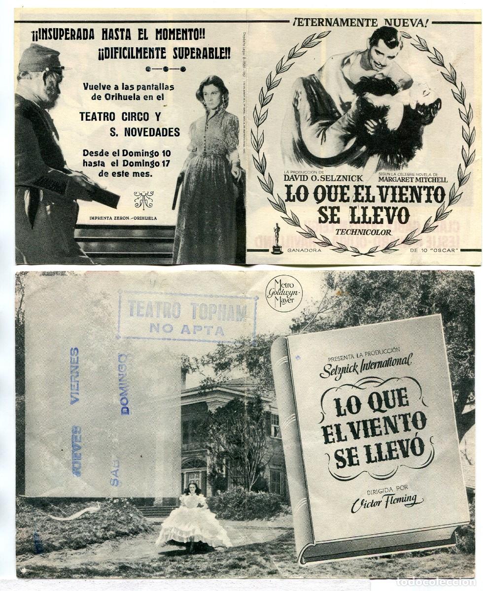 Cine: LO QUE EL VIENTO SE LLEV&Oacute;, con Clark Gable. - Foto 1