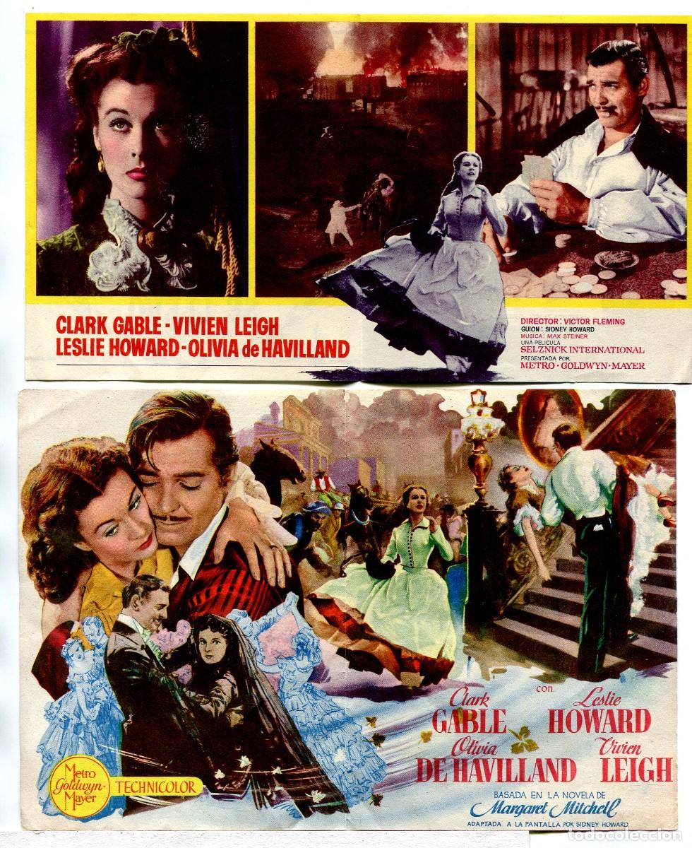 Cine: LO QUE EL VIENTO SE LLEV&Oacute;, con Clark Gable. - Foto 2