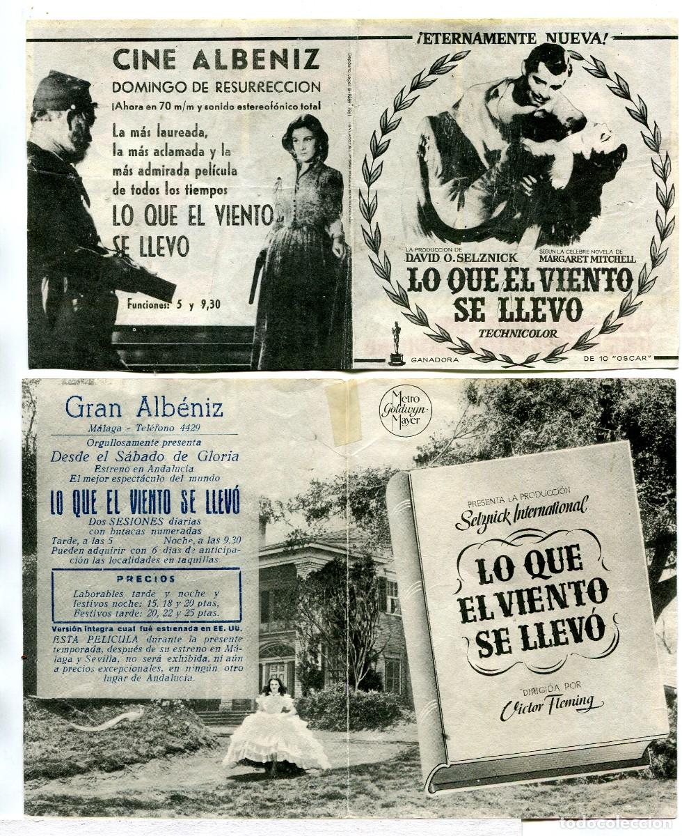 Cine: LO QUE EL VIENTO SE LLEV&Oacute;, con Clark Gable. - Foto 1