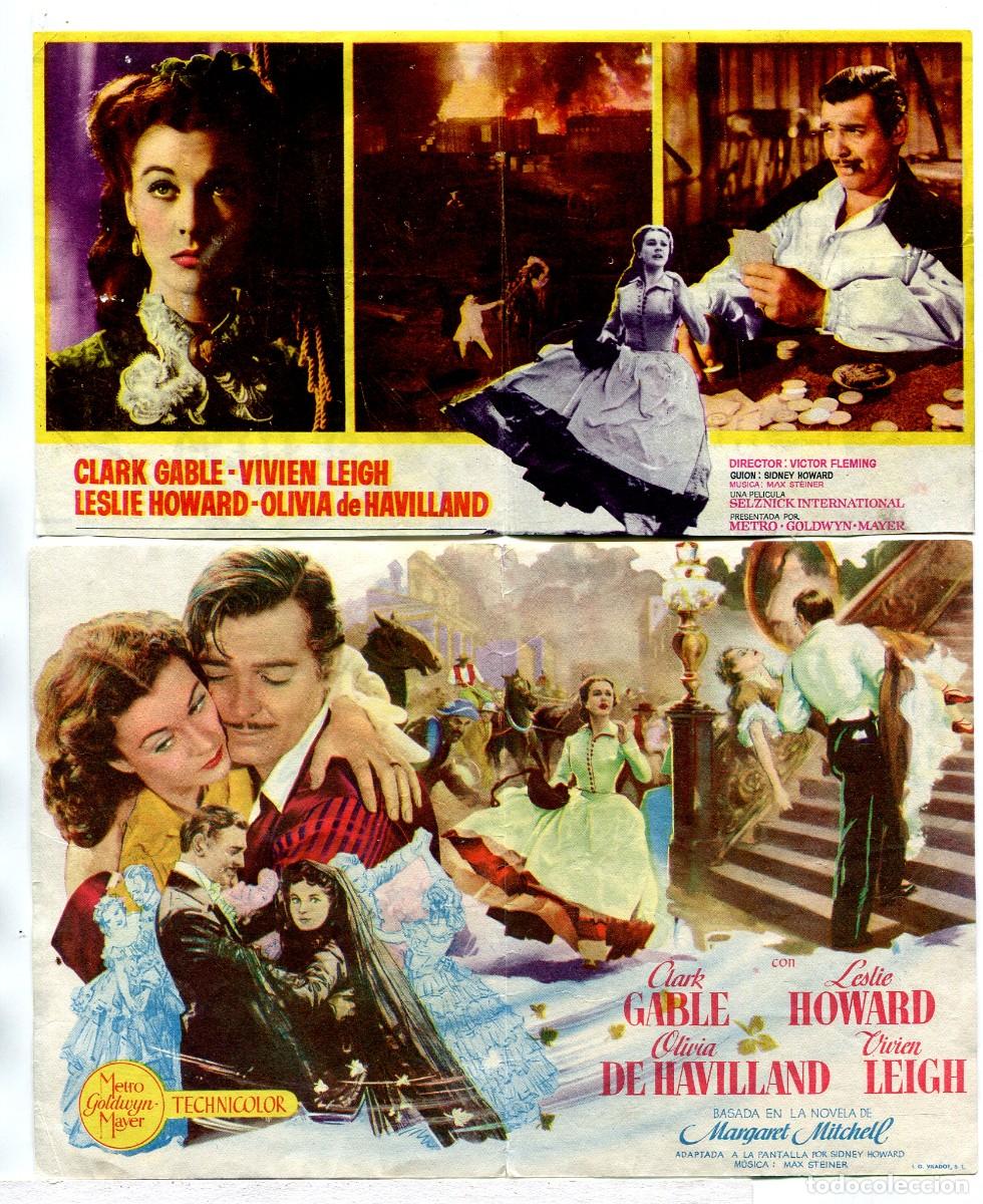 Cine: LO QUE EL VIENTO SE LLEV&Oacute;, con Clark Gable. - Foto 2