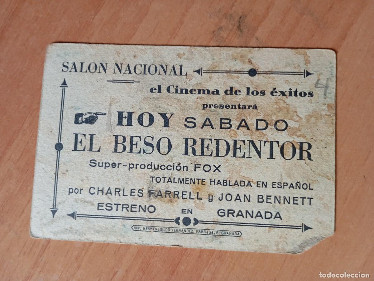 Cine: VIOLETA-PROGRAMA DE CINE --EL BESO REDENTOR ct - Foto 2