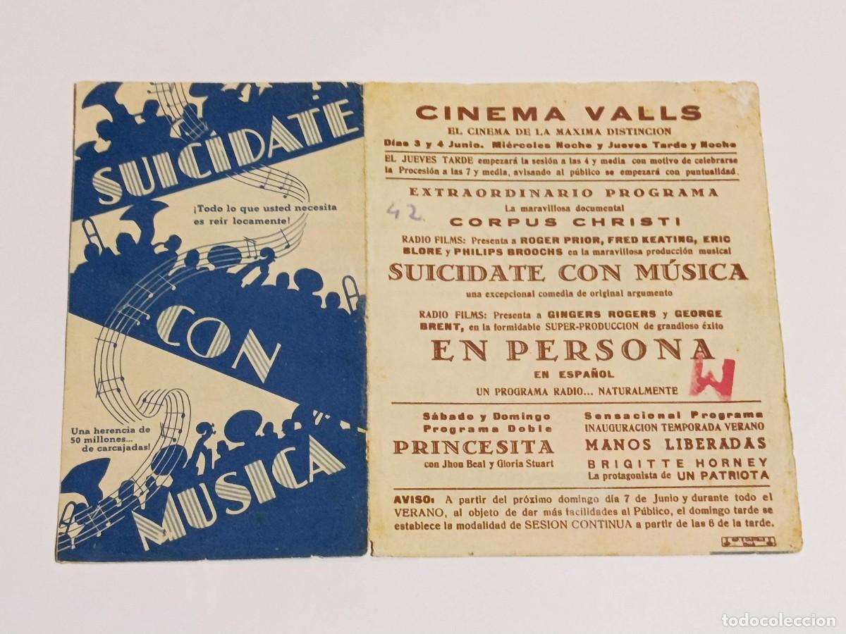 Cine: Programa cine Valls Suicidate con m&uacute;sica - Foto 3