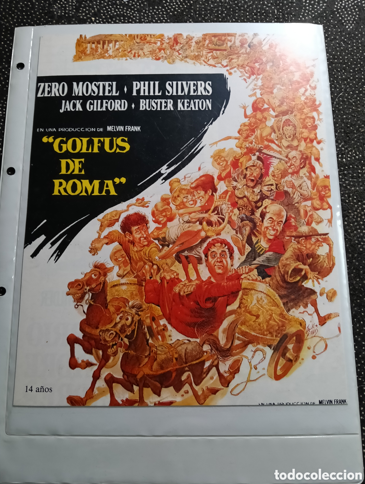 Cine: Fotogramas pel&iacute;cula Golfus de Roma, recortada - Foto 1
