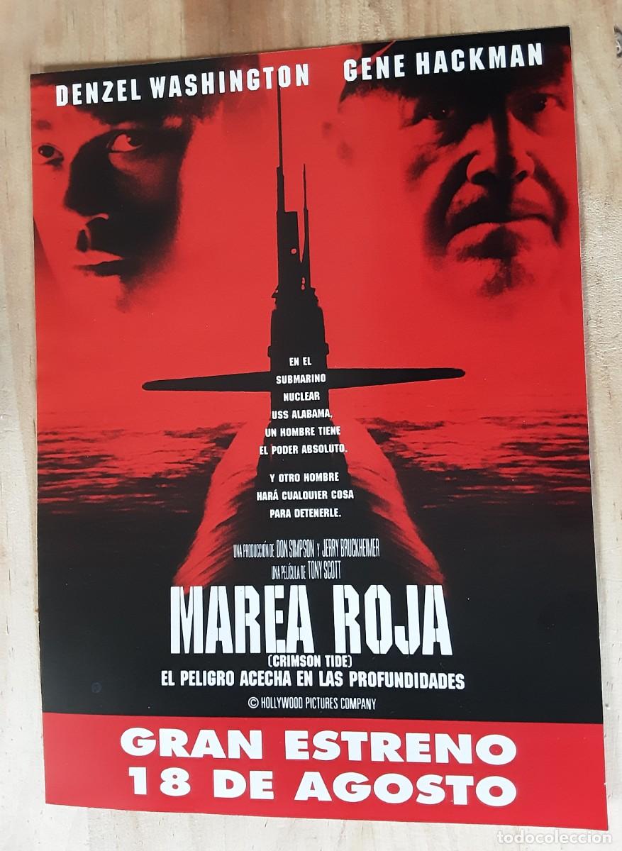 Cine: MAREA ROJA, DENZEL WASHINGTON, GENE HACKMAN. - Foto 1