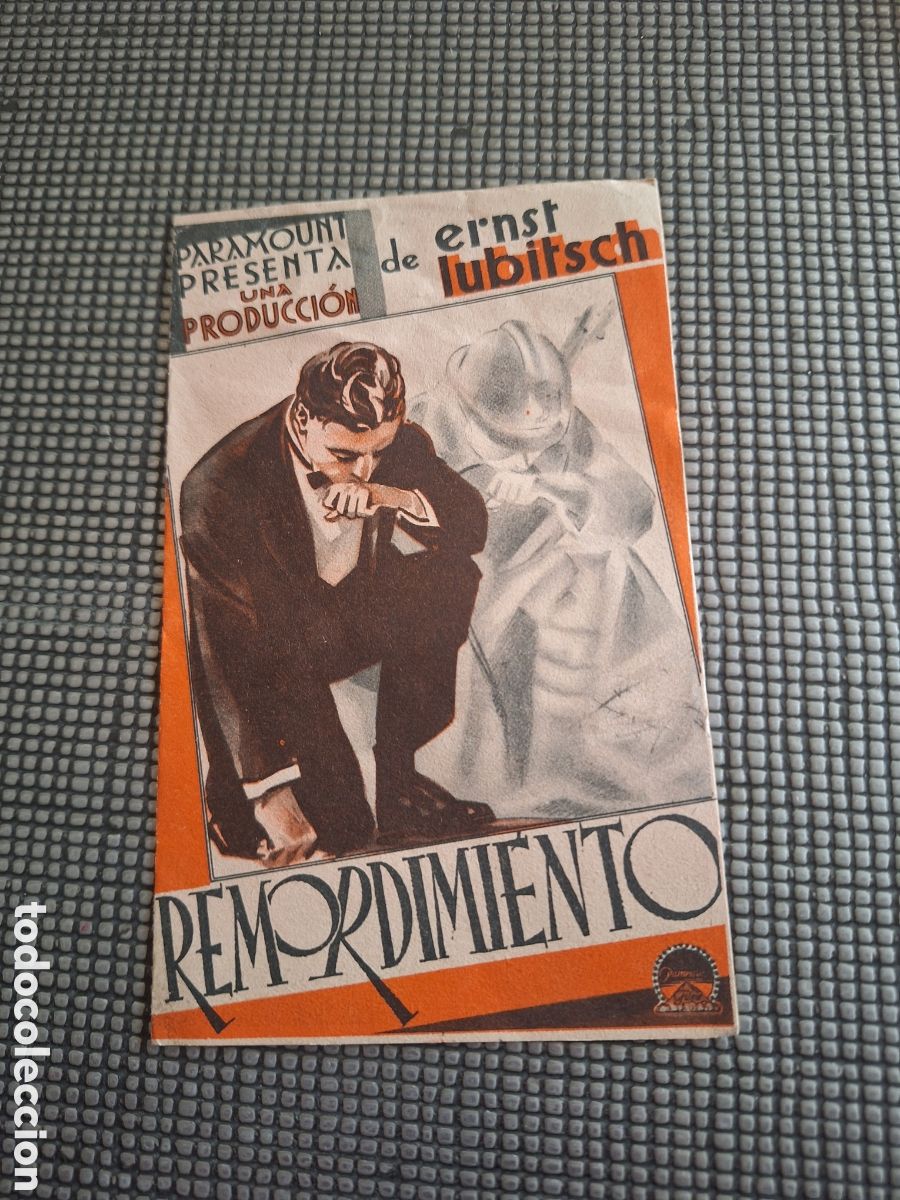 Cine: REMORDIMIENTO PROGRAMA DOBLE PARAMOUNT LUBITSCH NANCY CARROLL LIONEL BARRYMORE - Foto 1