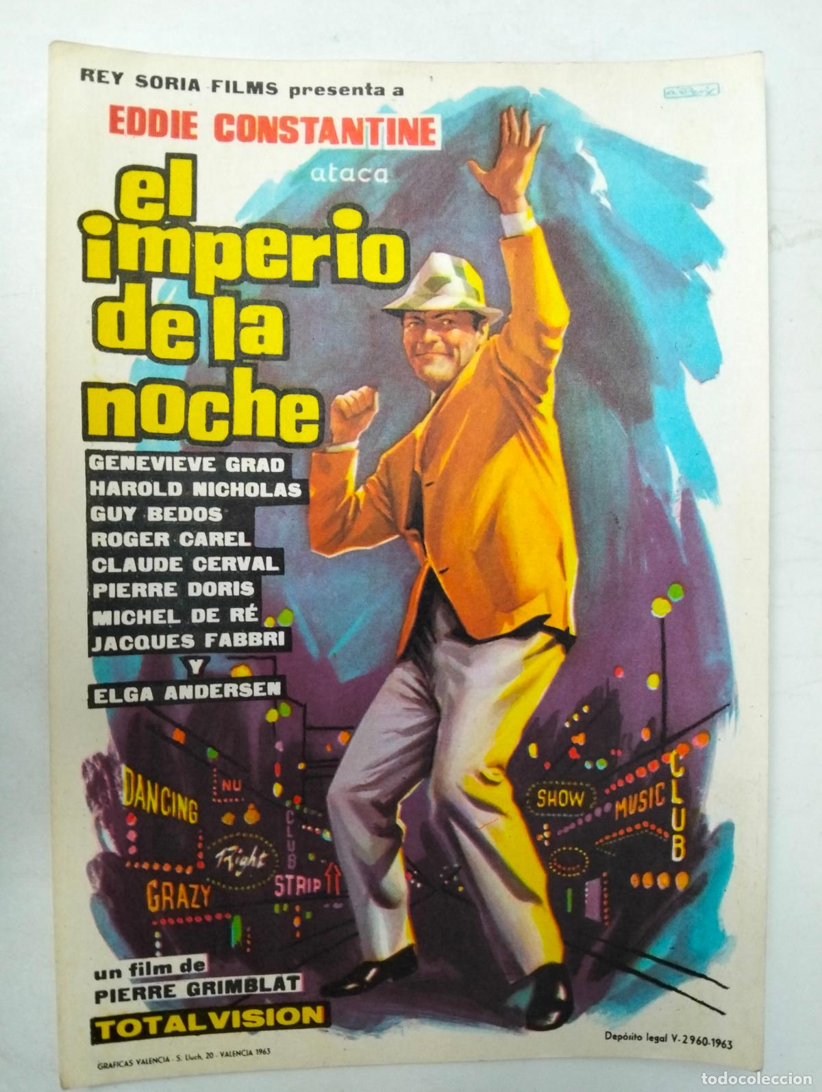 Cine: FOLLETO DE MANO, EL IMPERIO DE LA NOCHE - Foto 1