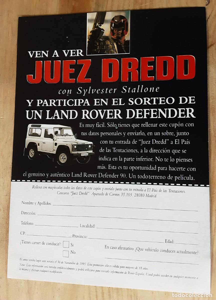 Cine: JUEZ DREDD, SYLVESTER STALLONE, ARMAND ASSANTE. - Foto 2