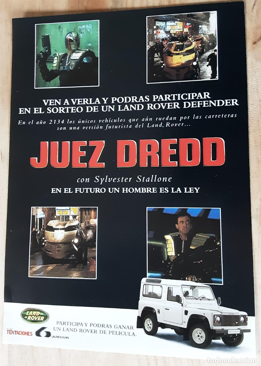 Cine: JUEZ DREDD, SYLVESTER STALLONE, ARMAND ASSANTE. - Foto 1