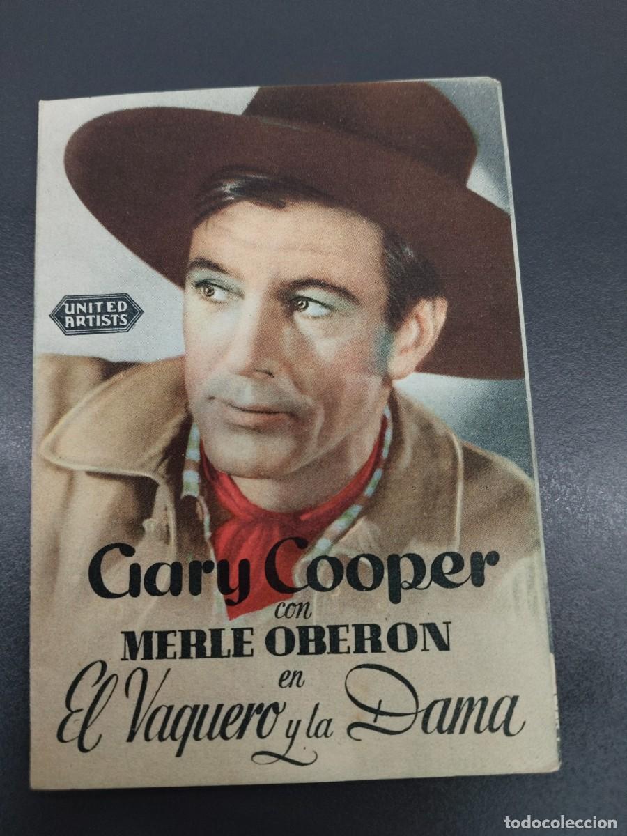 Cine: Programa El Vaquero y la Dama. Cine Capitol de Don Benito. - Foto 2