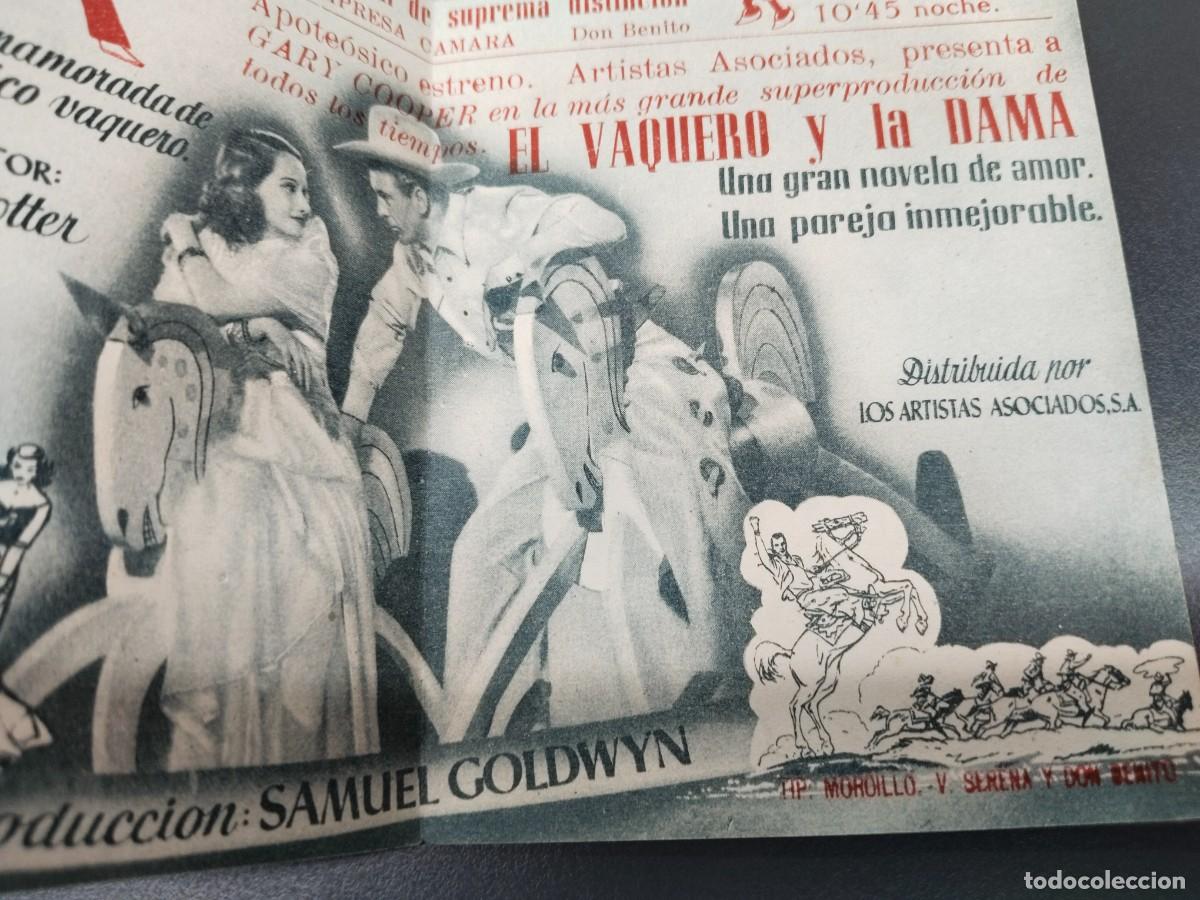Cine: Programa El Vaquero y la Dama. Cine Capitol de Don Benito. - Foto 7