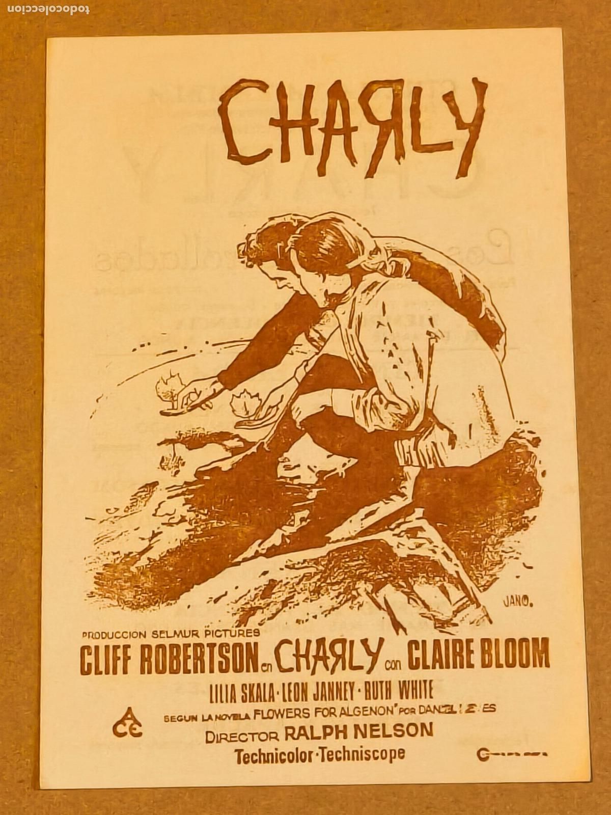 Folhetos de m&atilde;o de filmes antigos de cinema: CHARLY PROGRAMA DE CINE 1969