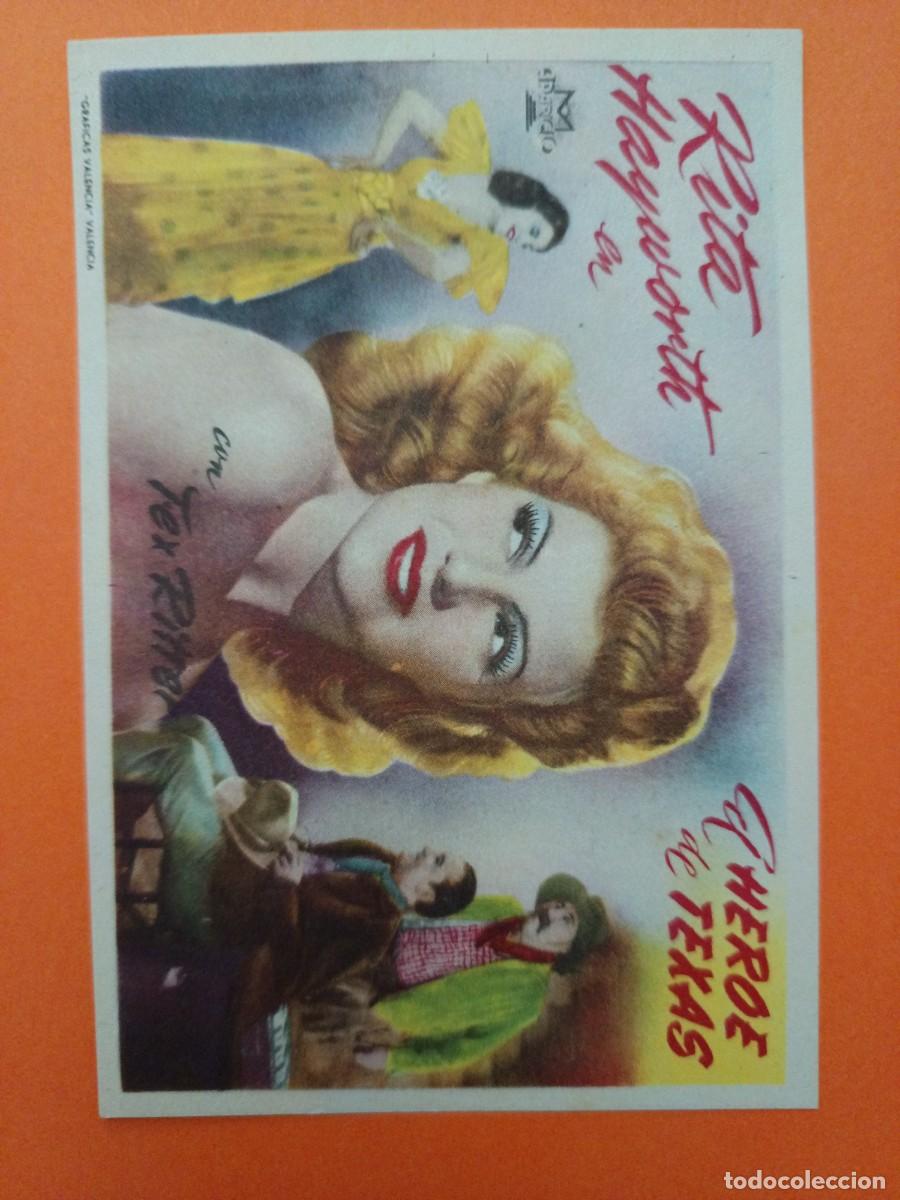 Cine: PROGRAMA DE CINE EL HEROE DE TEXAS RITA HAYWORTH - Foto 1