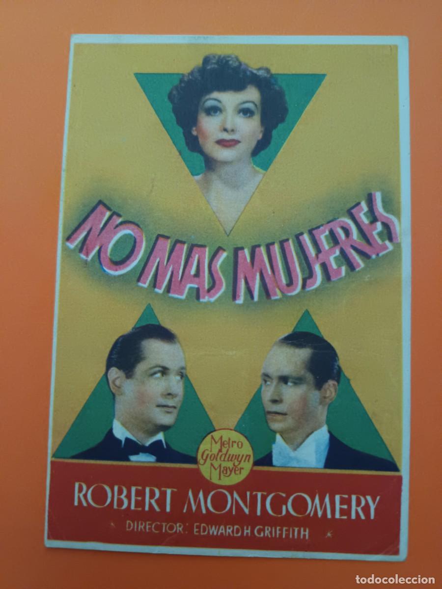 Cine: PROGRAMA DE CINE NO MAS MUJERES ROBERT MONTGOMERY - Foto 1