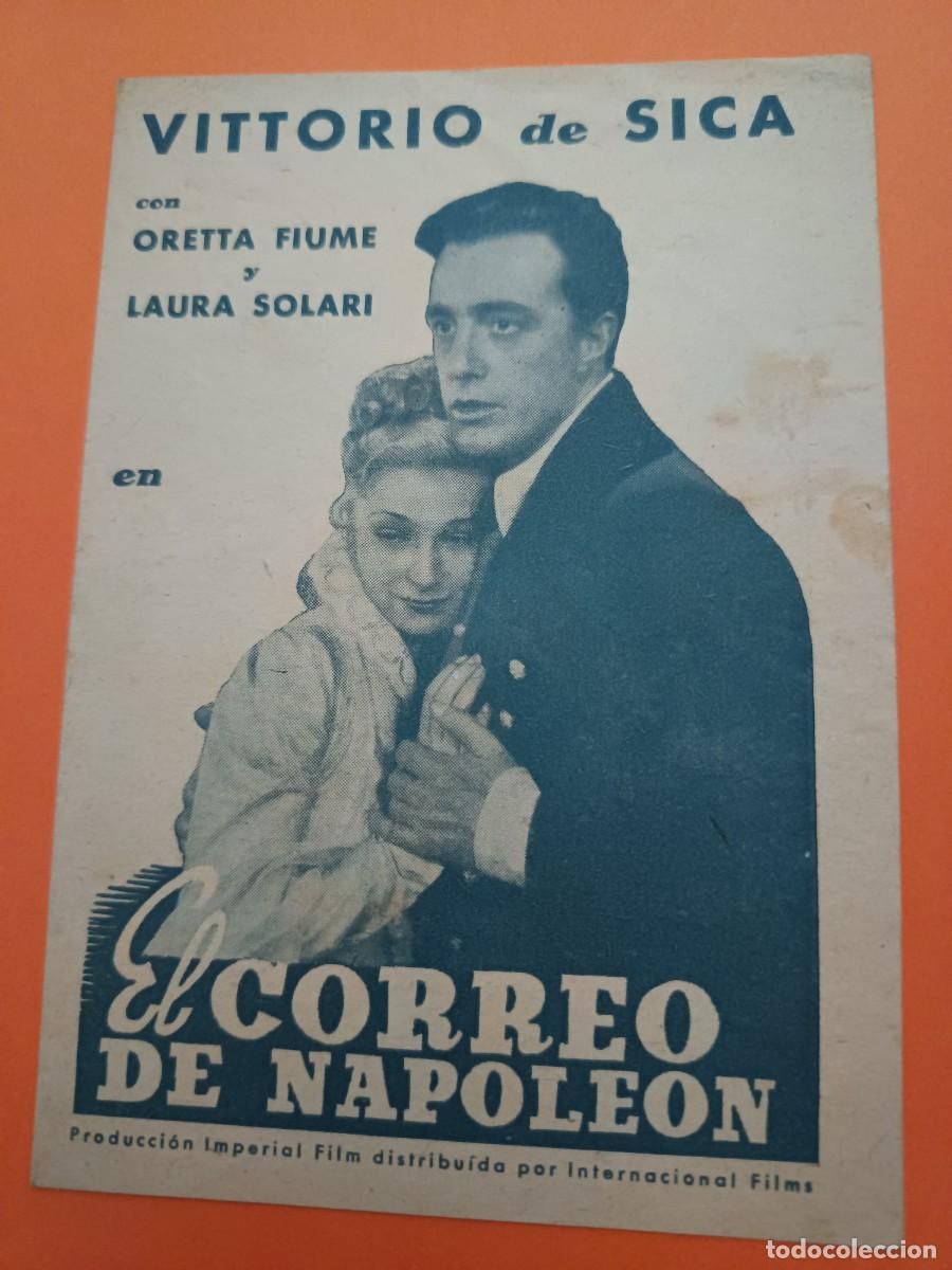 Cine: PROGRAMA DE CINE EL CORREO DE NAPOLEON VITTORIO DE SICA - Foto 1