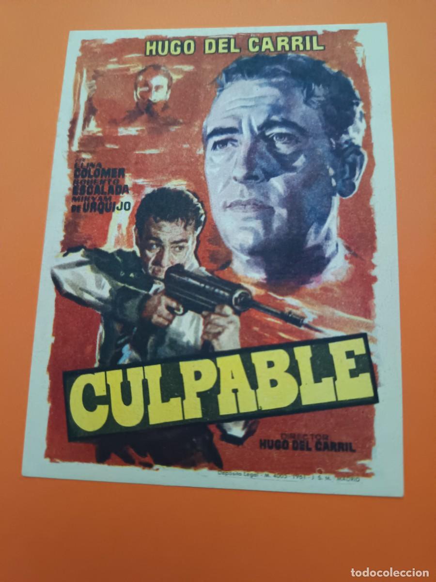 Cine: PROGRAMA DE CINE CULPABLE HUGO DEL CARRIL - Foto 1