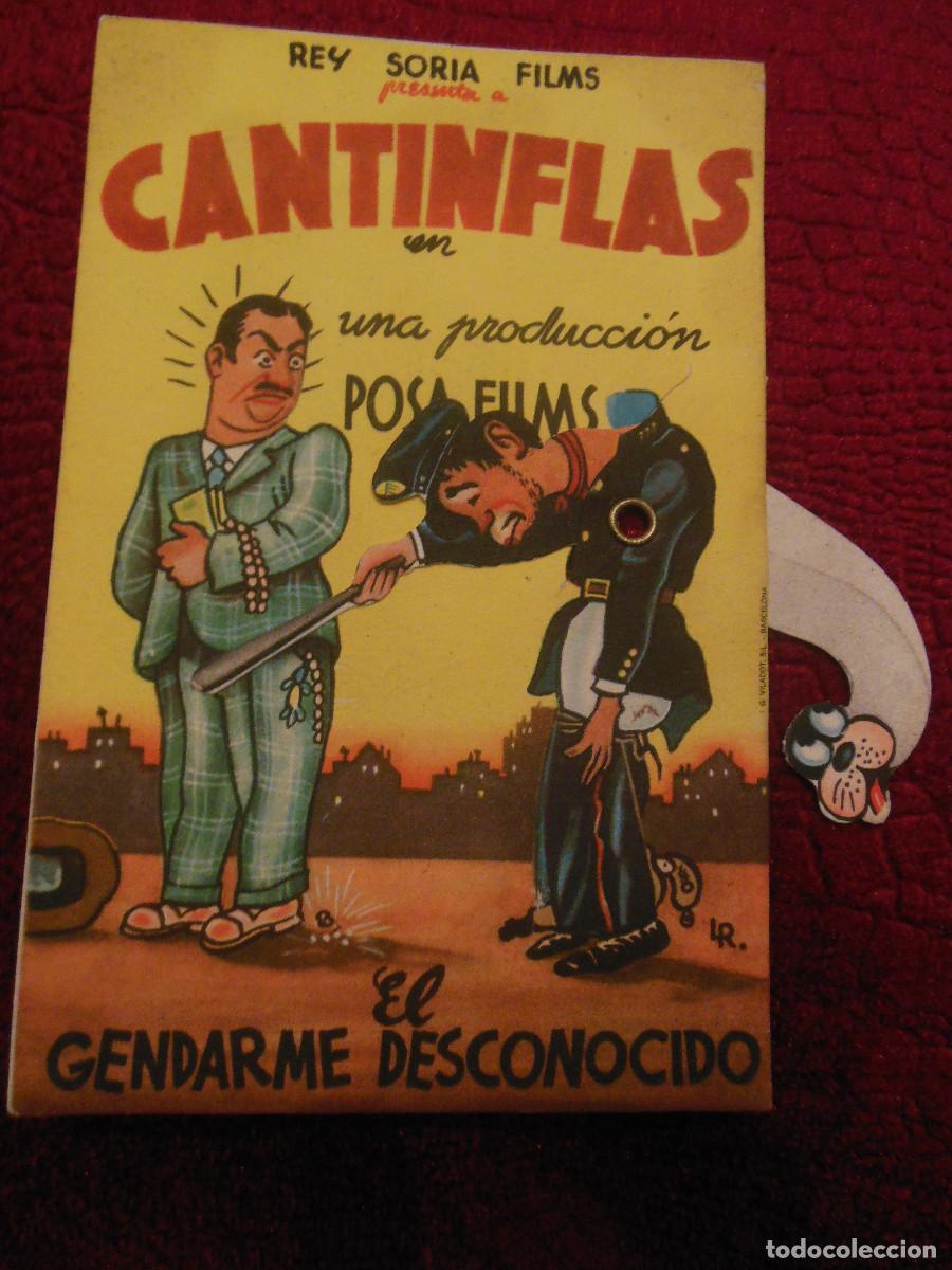 Cine: PROGRAMA DE CINE TROQUELADO CANTINFLAS EL GENDARME DESCONOCIDO - Foto 1