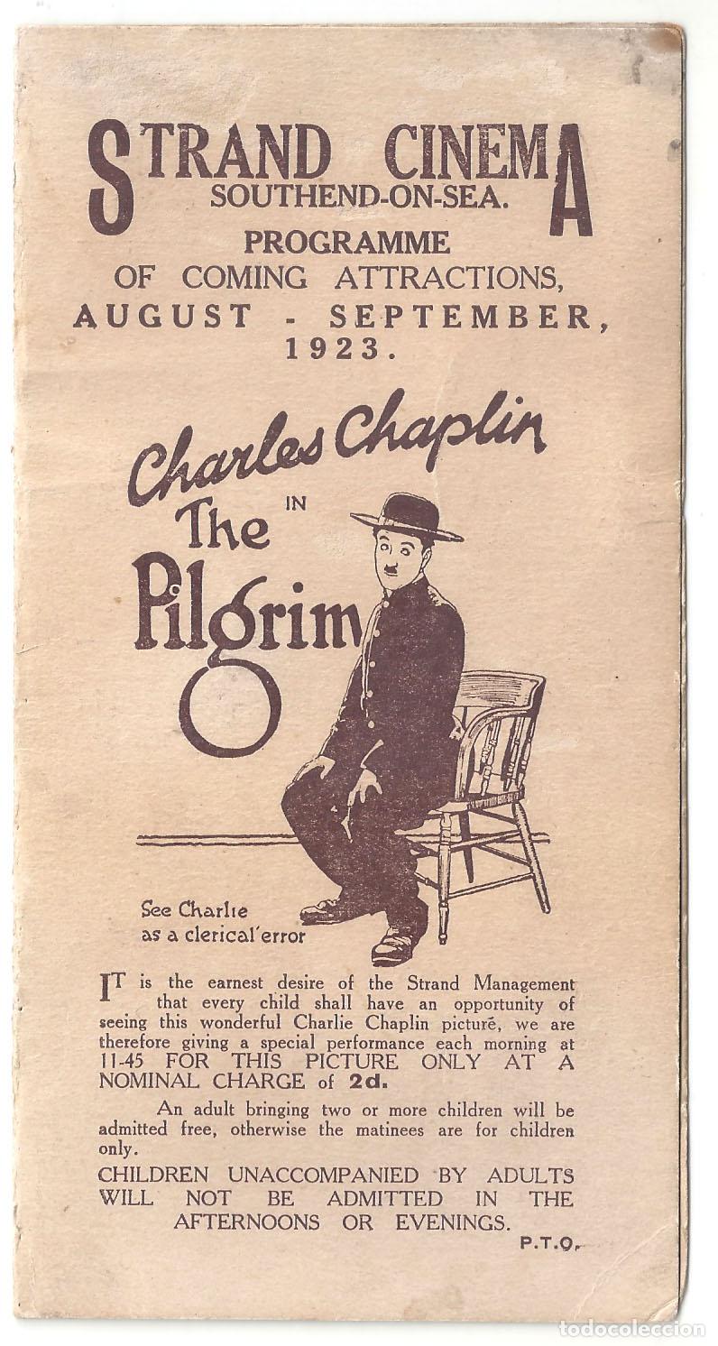 Cine: PTCC7 02 EL PEREGRINO PROGRAMA DOBLE INGLES CHARLES CHAPLIN - Foto 1