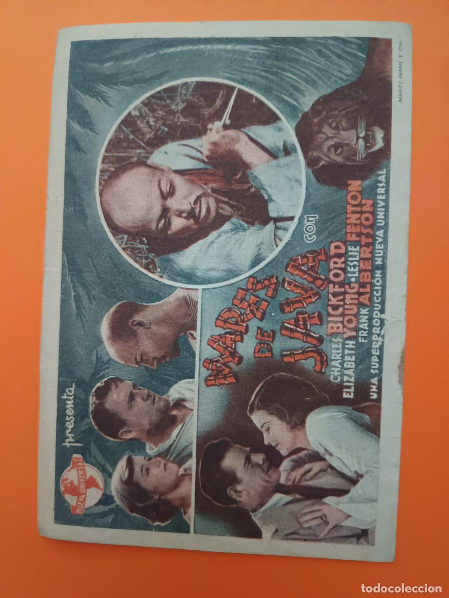 Cine: PROGRAMA DE CINE MARES DE JAVA CHARLES BICKFORD - Foto 1