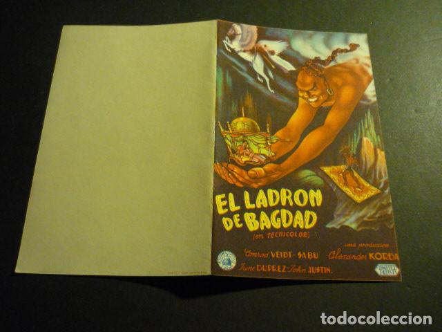 Cine: EL LADRON DE BAGDAD PROGRAMA DE CINE DOBLE SIN PUBLICIDAD - Foto 1