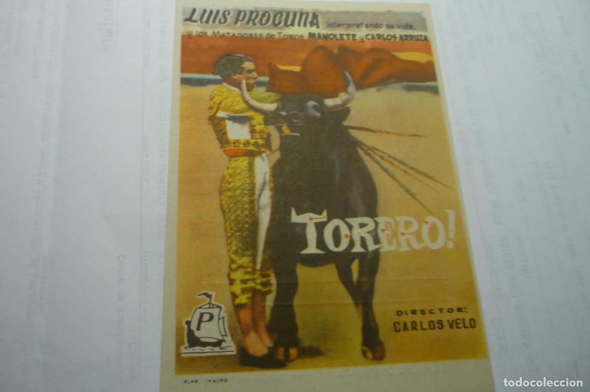 Cine: programa torero.-luis procuna publicidad - Foto 1