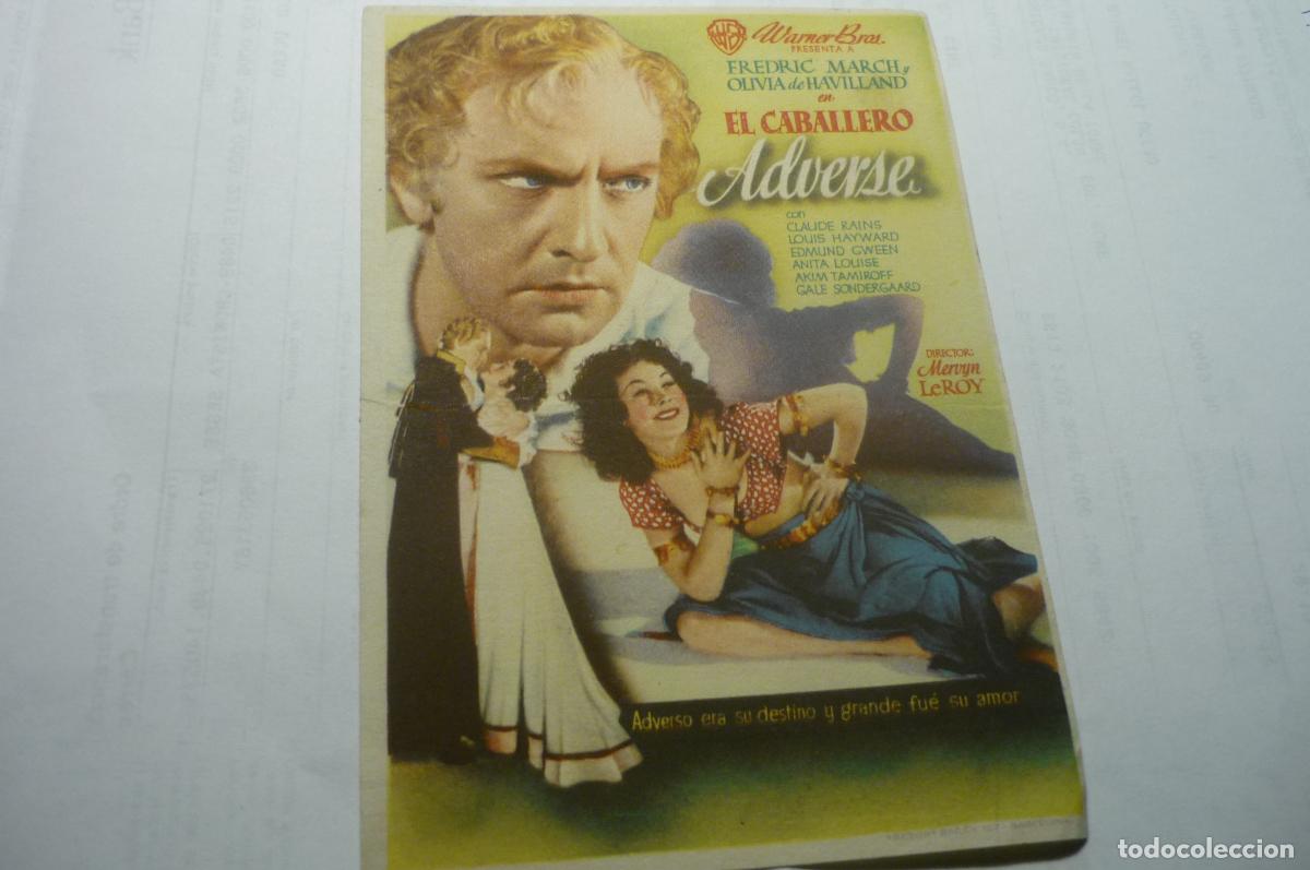 Cine: programa el caballero adverse frederic march - Foto 1