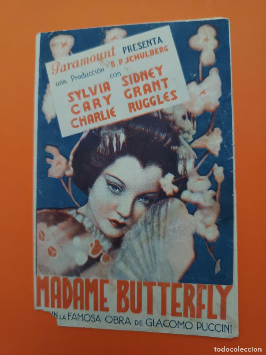 Cine: PROGRAMA DE CINE MADAME BUTTERFLY CARY GRANT - Foto 1