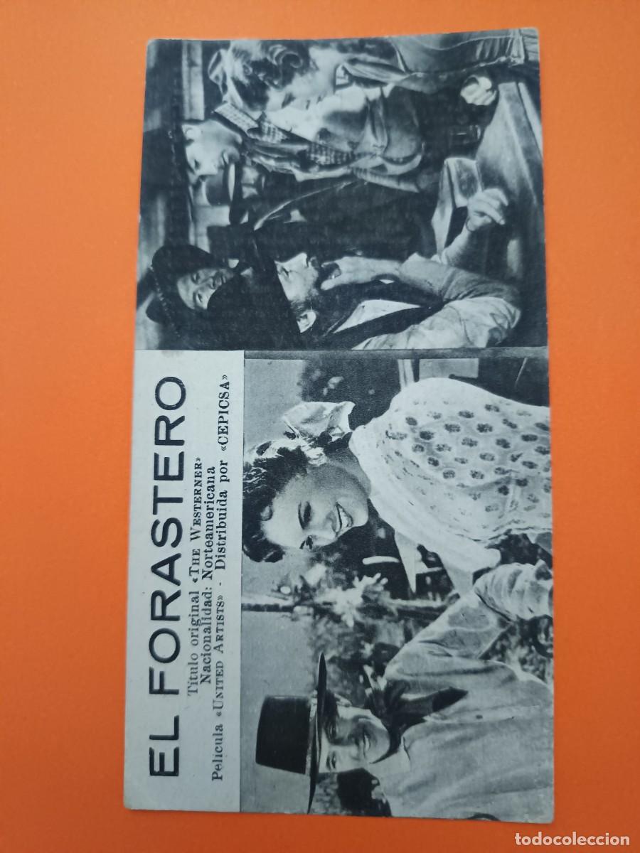 Cine: FICHA PROGRAMA DE CINE EL FORASTERO GARAY COOPER - Foto 1