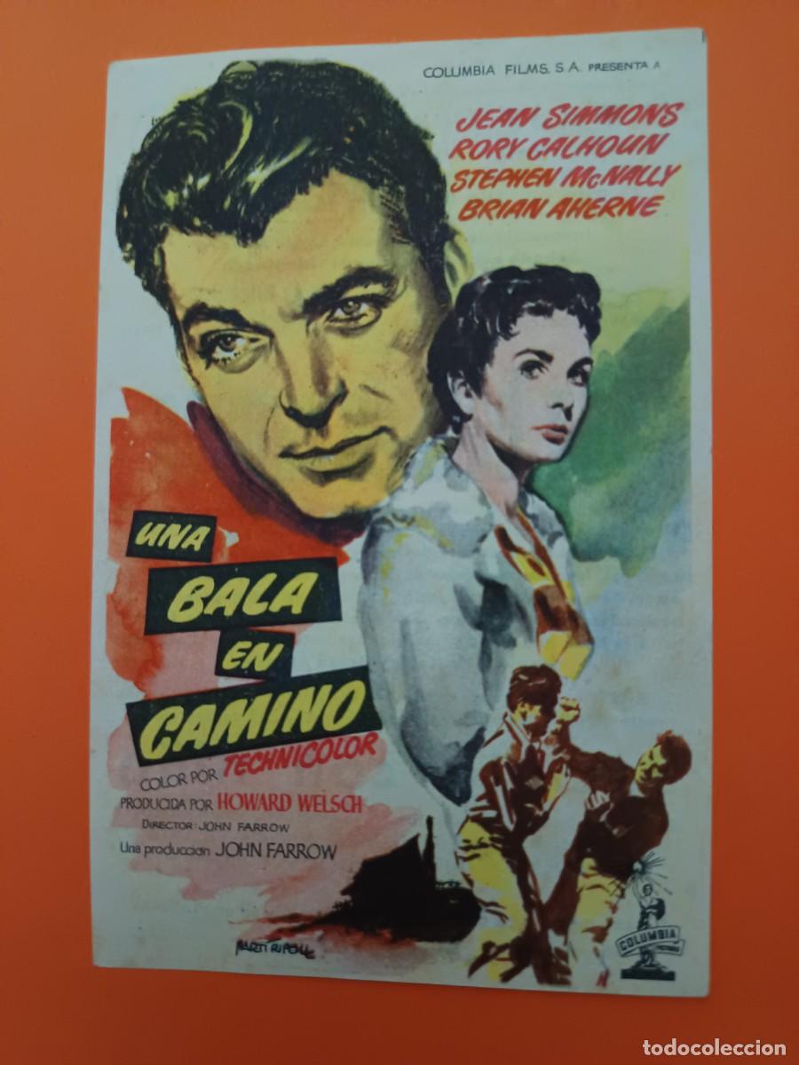 Cine: PROGRAMA DE CINE UNA BALA EN EL CAMINO JEAN SIMMONS