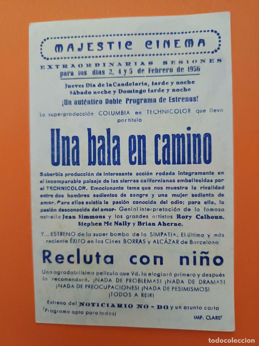 Cine: PROGRAMA DE CINE UNA BALA EN EL CAMINO JEAN SIMMONS - Foto 2
