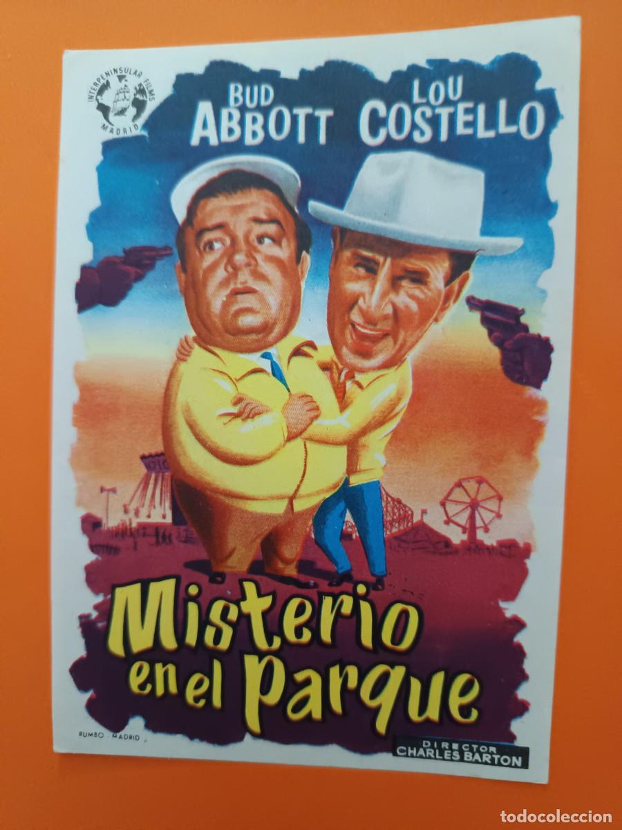 Cine: PROGRAMA DE CINE MISTERIO EN EL PARQUE ABBOTT Y COSTELLO - Foto 1