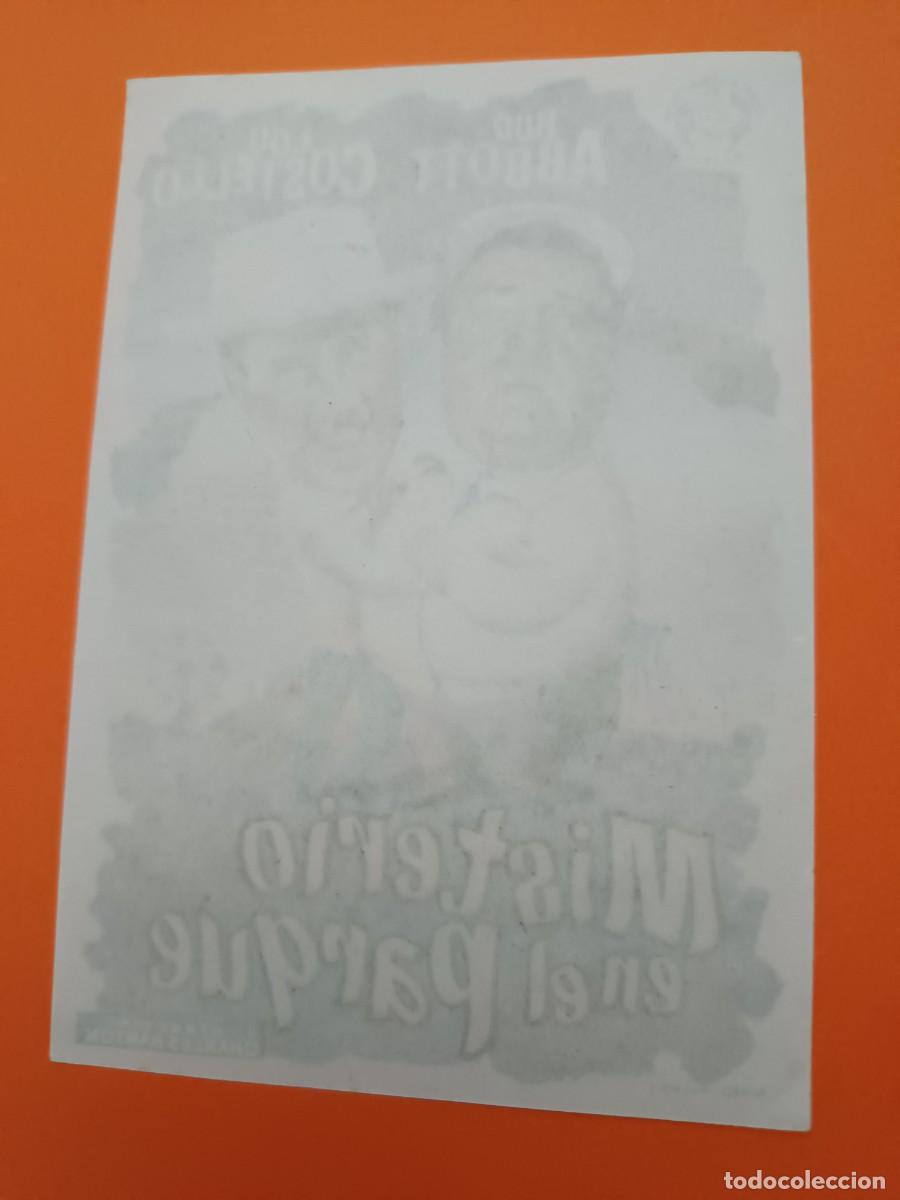 Cine: PROGRAMA DE CINE MISTERIO EN EL PARQUE ABBOTT Y COSTELLO - Foto 2