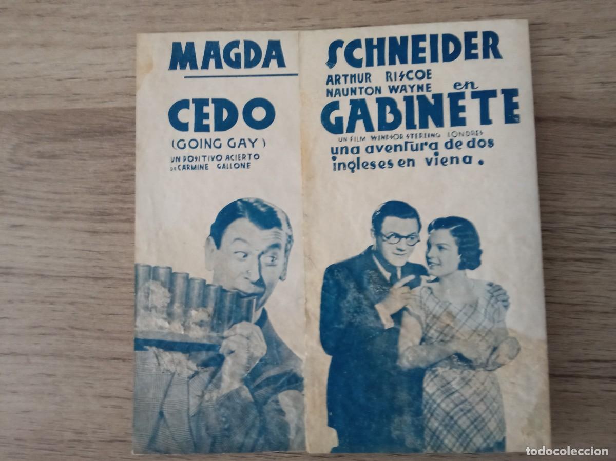 Cine: CEDO GABINETE, MAGDA SCHNEIDER - Foto 1