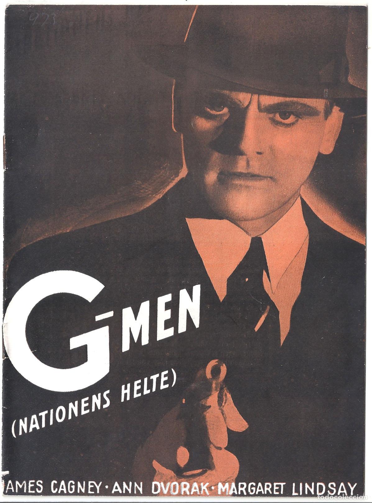 Cine: PTCC 833 CONTRA EL IMPERIO DEL CRIMEN PROGRAMA LIBRITO DANES JAMES CAGNEY - Foto 1