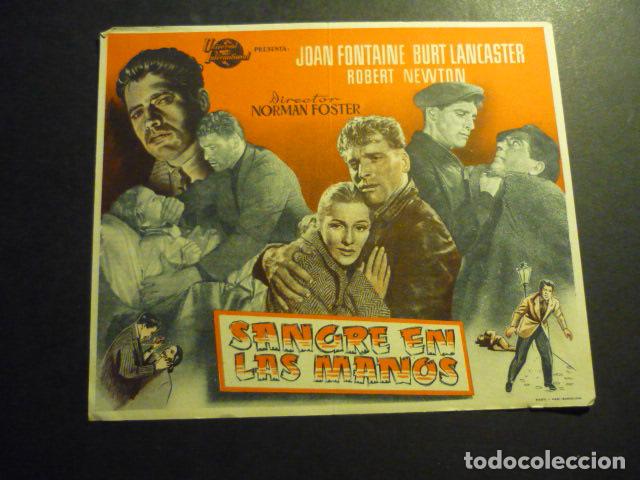 Cine: SANGRE EN LAS MANOS PROGRAMA DE CINE SIN PUBLICIDAD - Foto 1