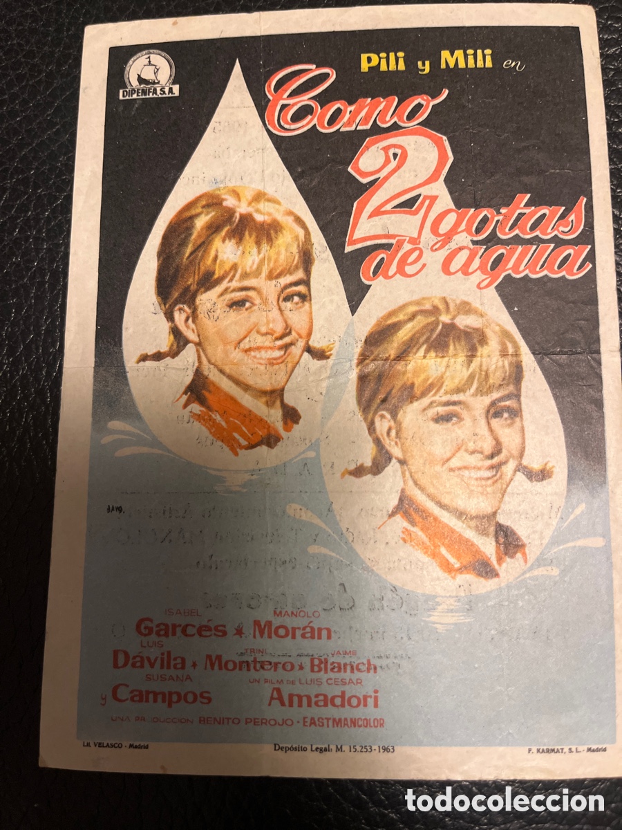 Cine: Como dos gotas de agua. Pili y mili - Foto 1