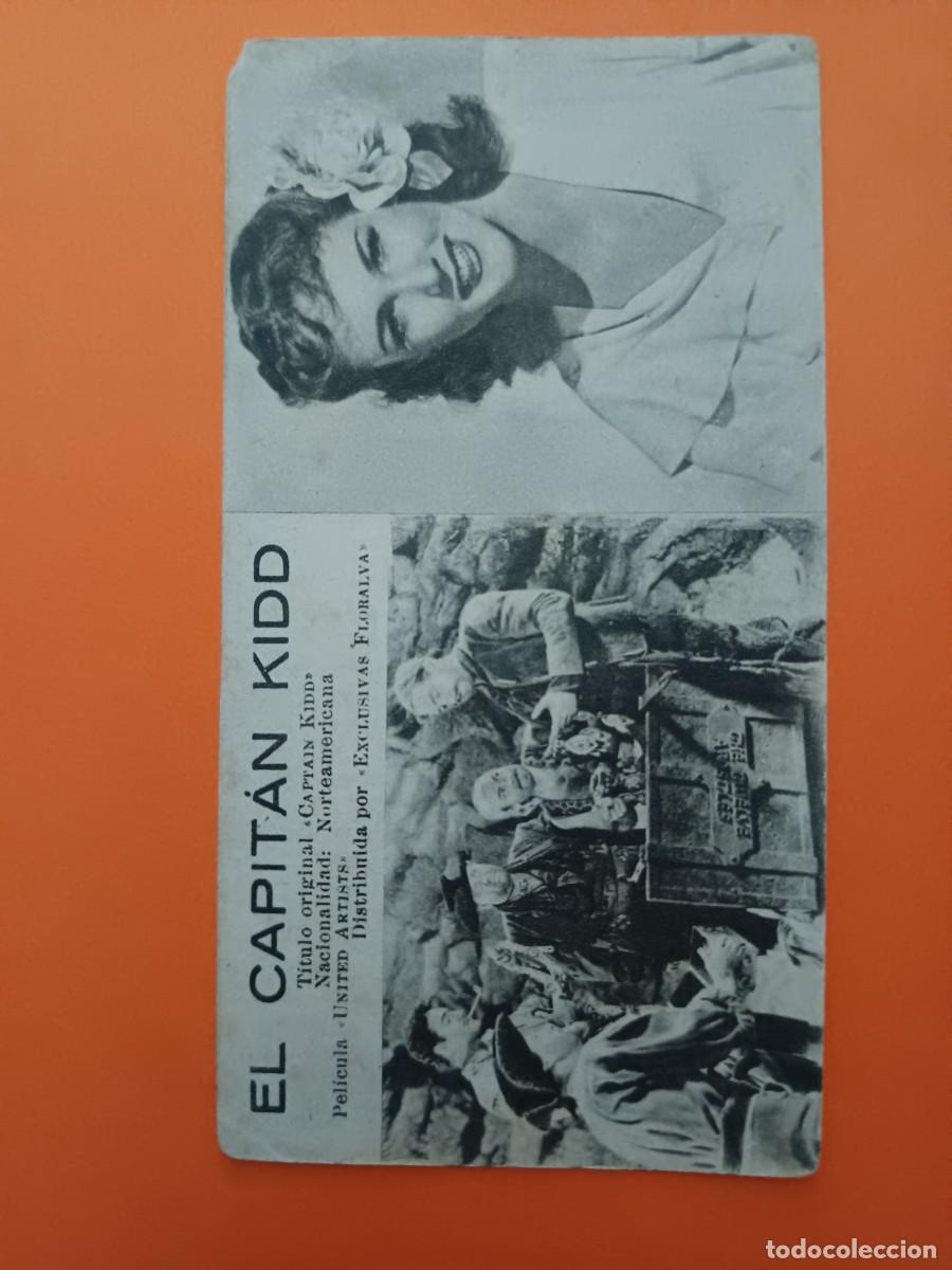 Cine: FICHA PROGRAMA DE CINE EL CAPITAN KIDD RANDOLPH SCOTT CHARLES LAUGTHON - Foto 1