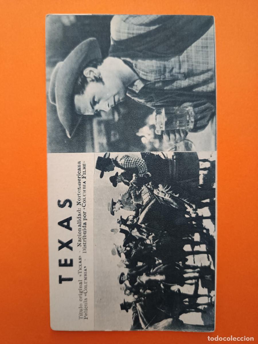 Cine: FICHA PROGRAMA DE CINE TEXAS GLENN FORD - Foto 1