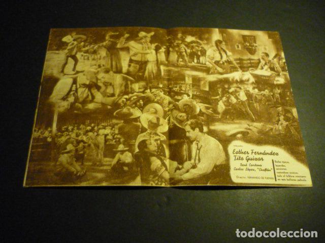 Cine: ALLA EN EL RANCHO GRANDE PROGRAMA DE CINE DOBLE SIN PUBLICIDAD - Foto 2
