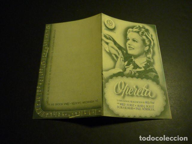 Cine: OPERETA PROGRAMA DE CINE DOBLE SIN PUBLICIDAD - Foto 1