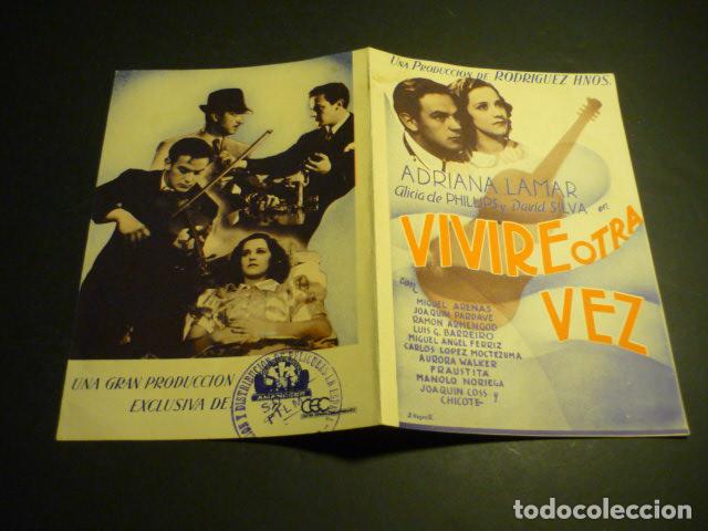 Cine: VIVIRE OTRA VEZ PROGRAMA DE CINE DOBLE SIN PUBLICIDAD - Foto 1
