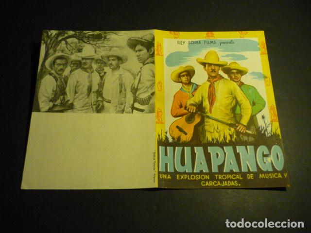 Cine: HUAPANGO PROGRAMA DE CINE DOBLE SIN PUBLICIDAD - Foto 1