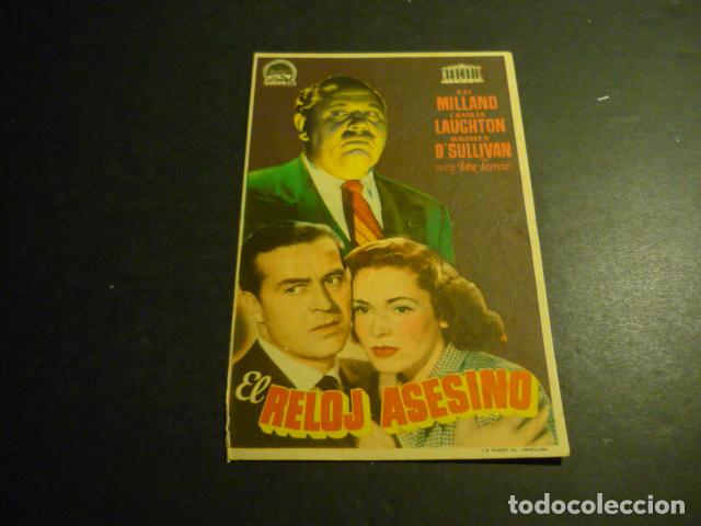 Cine: EL RELOJ ASESINO PROGRAMA DE CINE SIN PUBLICIDAD - Foto 1
