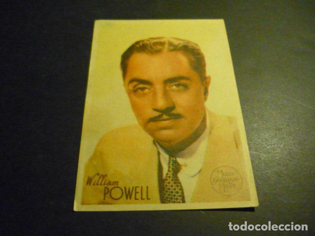 Cine: WILLIAM POWELL PROGRAMA DE CINE SIN PUBLICIDAD - Foto 1